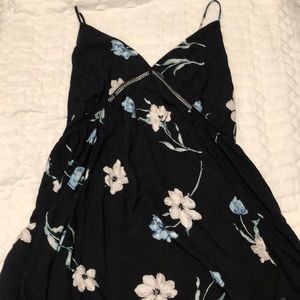 spaghetti strap floral dress